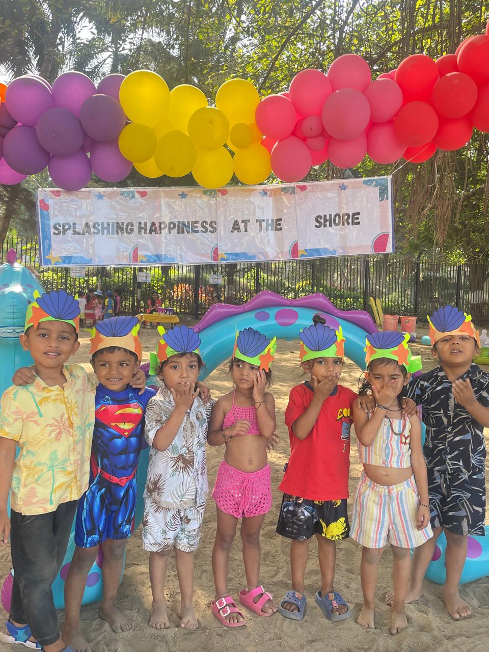 Children at the Splashing Happiness at the Shore event